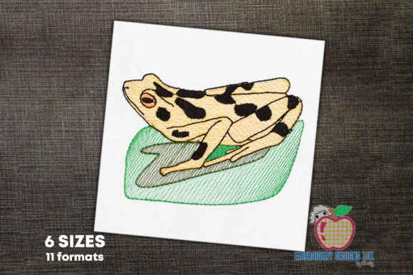 Download Black Spotted Frog Quick Stitch - Premium Resources