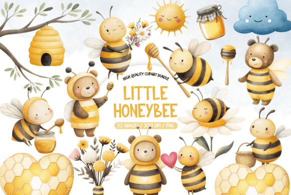 Download Garden Honey Bee Illustrations - Premium Resources