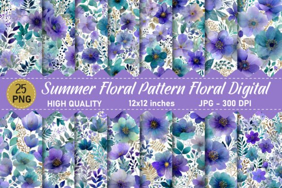 Download Summer Floral Pattern Floral Digital - Floral pattern Collection