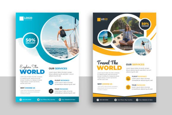 Download Tour and Travel Agency Flyer Template - Tour Collection