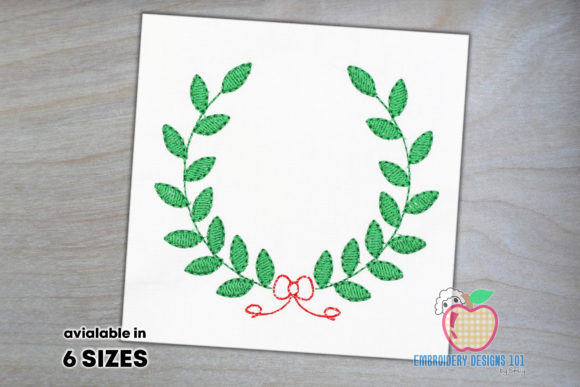 Download Laurel Wreath for Bow Quick Stitch - Premium Bundle